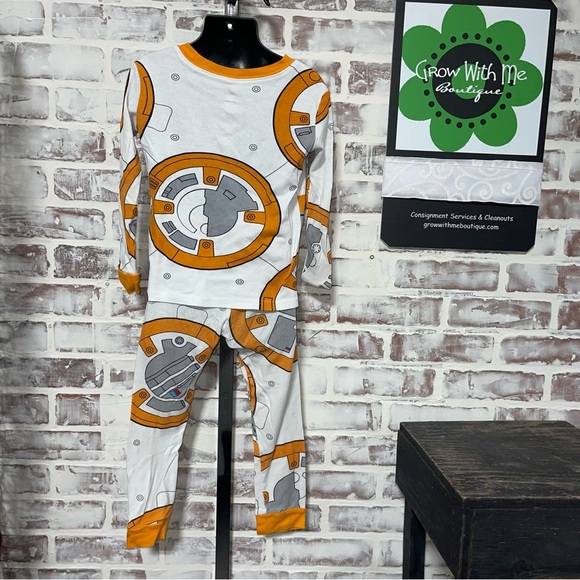 Star Wars Blue and Brown Footie Pajamas bundle - Picture 6 of 14